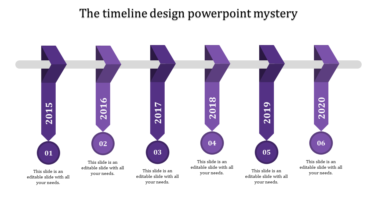 timeline design powerpoint-The timeline design powerpoint mystery-Purple